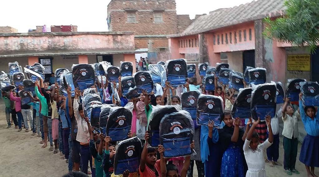 Right to Live - School Bags and Education Stationery Distribution